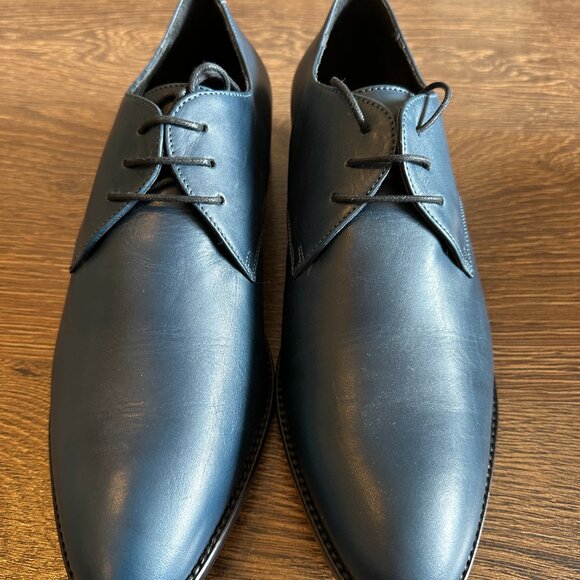 BNIB Men's Italian Luxury Leather Dress Shoes - Size 9.5 - Picture 9 of 11